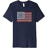 Amazon Com Barn Quilt July 4th T Shirt Gifts Vintage Usa Flag
