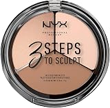 NYX Professional Makeup 3 Steps To Sculpt Face Palette Fair Contour Highlight view 1