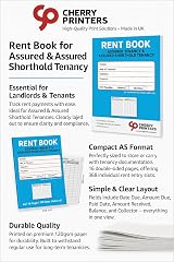 Cherry Tenants Rent Book Assured Tenancy A5 16 Pages 368 Entries view 3