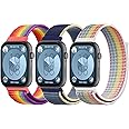 Yrzper 2 Packs Sport Loop Band Compatible with Huawei Watch Fit 3 Sport Replacement Wristbands Intended Adjustable Strap Nylon Weave Women Men Stretchy Braided Wristband Breathable