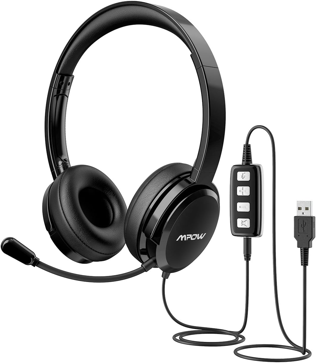 Mpow 218 PC Headset, USB Headset/3.5mm Computer Headset, Portable