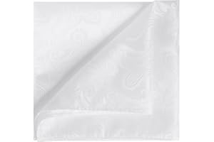 KissTies Mens Paisley Pocket Square Hanky