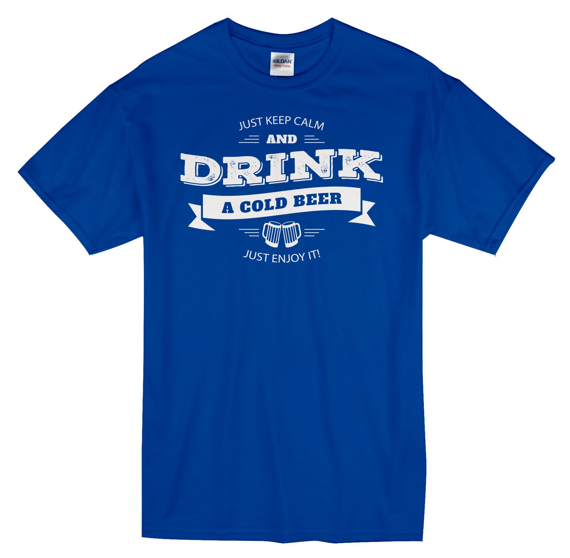 Tshirtopia S Just Keep Calm And Drink Cold Beer T Shirt