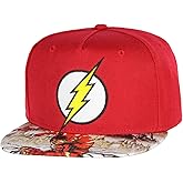 DC Comics Flash Hat Kids Embroidered Logo Photoreal Youth Snapback Cap