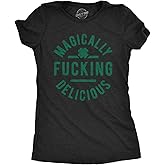 Womens Saint Patricks Day T Shirts Funny Shenanigans Clover Graphic Tees for Women