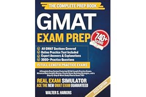 GMAT Exam Prep 2026-2027: A Complete Prep System Featuring 15 Full-Length Practice Exams, Advanced Data Insights Review, Prov