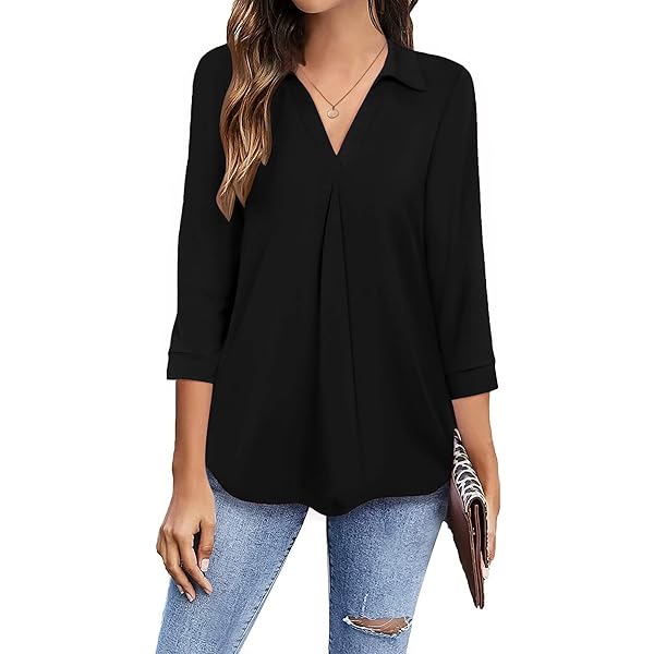 Vince Camuto Women's V-Neck Top (US, Alpha, X-Small, Regular