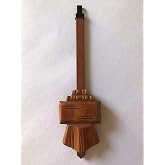 ZHUXINLI Cuckoo Clock Pendulum 1 5/8" Chalet Style New Brown 7 1/4" Length