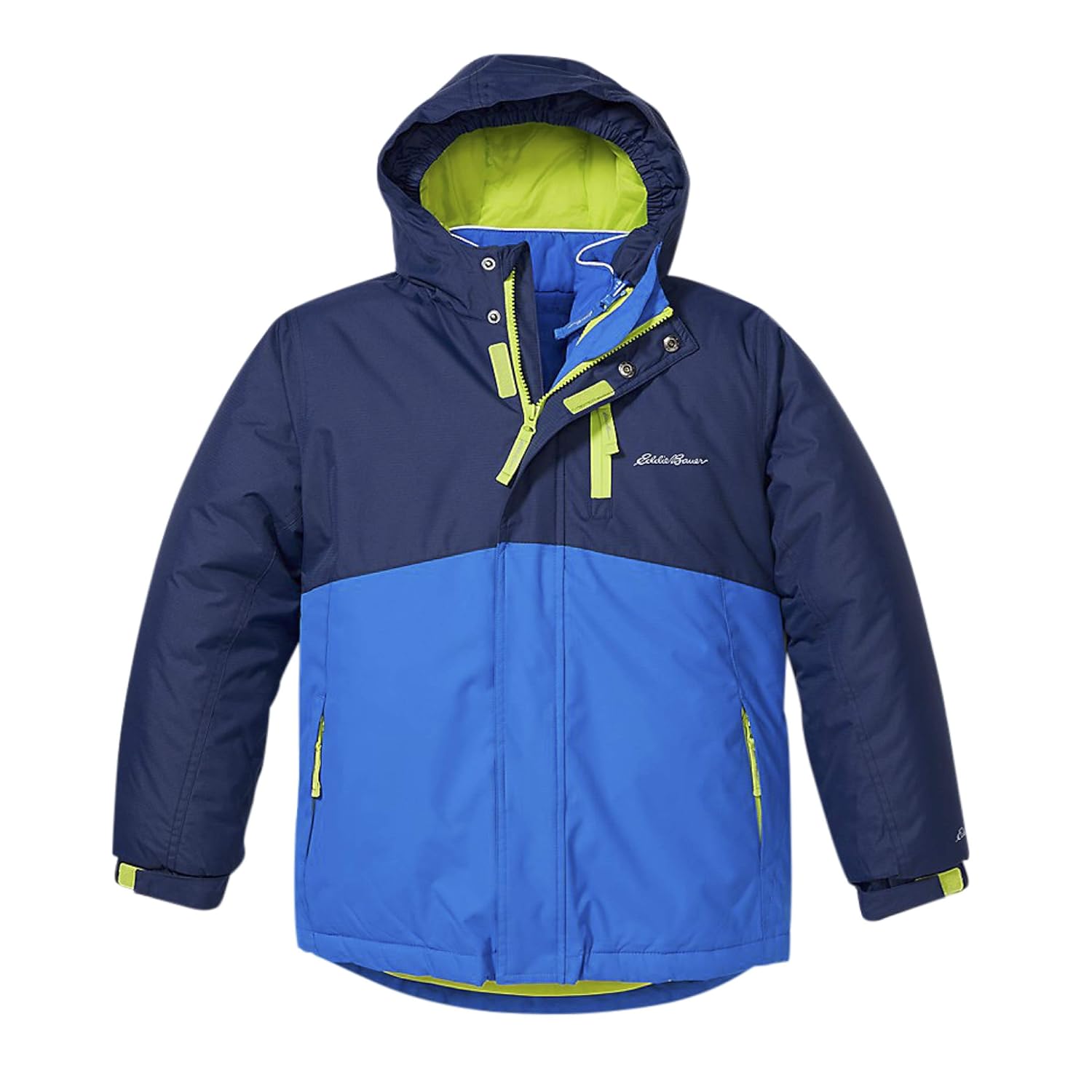 Buy Eddie Bauer Boys Heavy System Jacket, Navy Blue, Large at Amazon.in