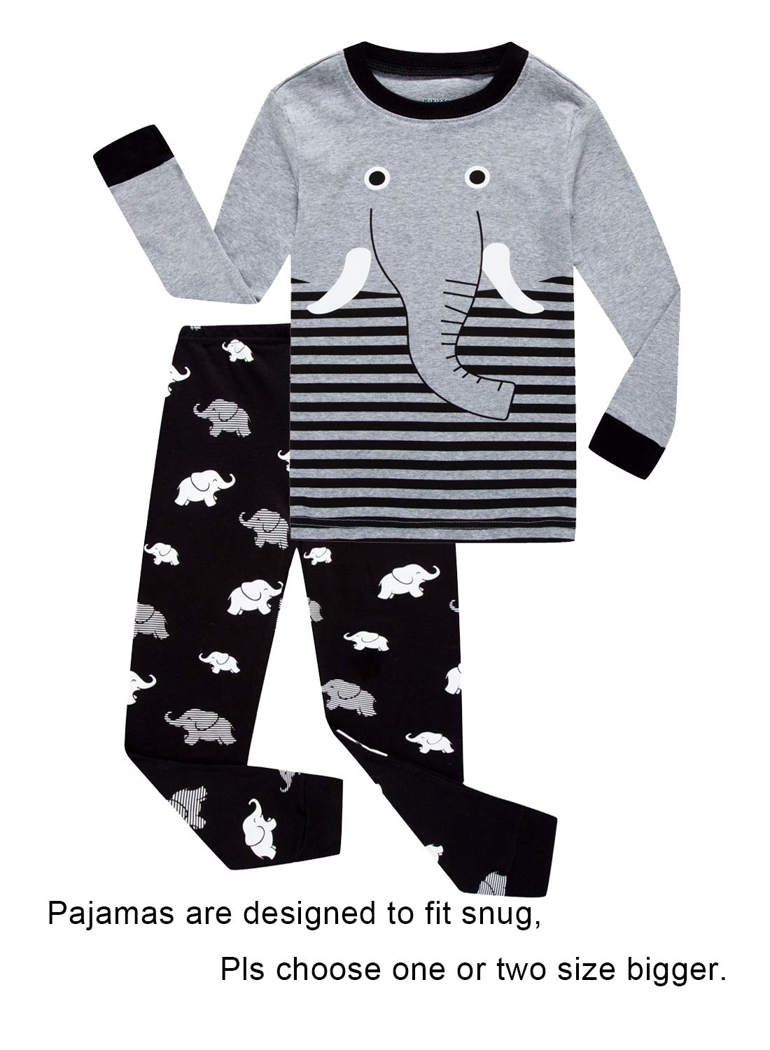 baby boy long sleeve pyjamas