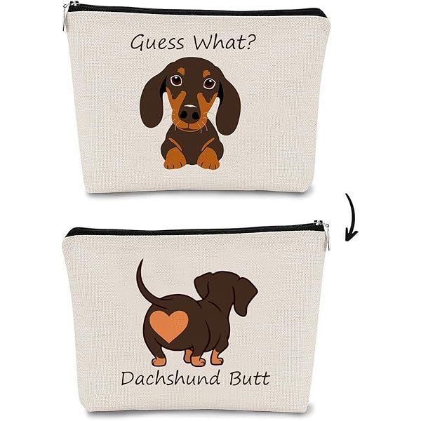 WZMPA Bolsa De Cosméticos Schnauzer Divertida Schnauzer Lover Regalo Paz Amor Schnauzers Maquillaje Cremallera Bolsa Bolsa Perro Amante Regalo, Schnauzers De La Paz
