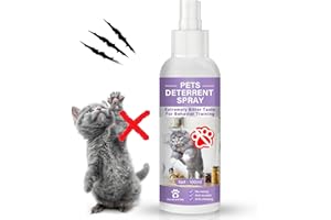 SHWD Cat Deterrent Spray, Cat Repellent Spray, Effective Cat Scratch Furniture Natural Protector for Pet Behavior Training Indoor&Outdoor Use, Protecting Shoes&Carpet,100ml