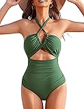 AI'MAGE Womens One Piece Swimsuit Tummy Control