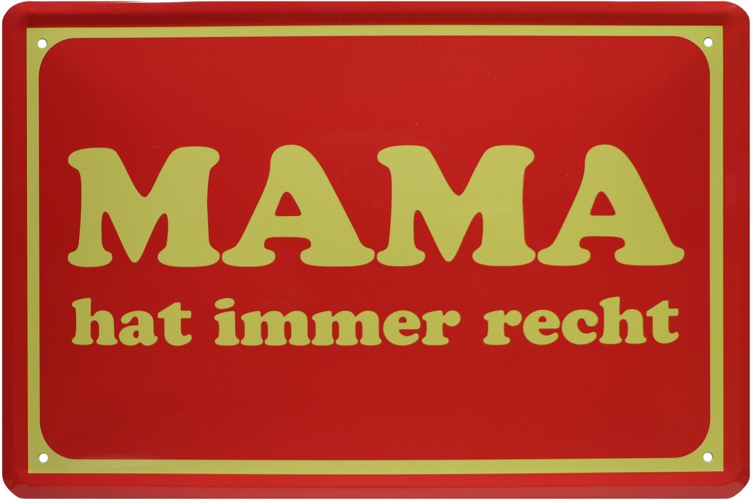 Mama Always Has Spuch Wisdom in Right 1510 Tin Retro Metal Wall Plaque 20 x 30