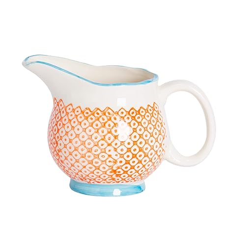 Amazon.com: Patterned Leche/Gravy/Crema jarra de porcelana ...