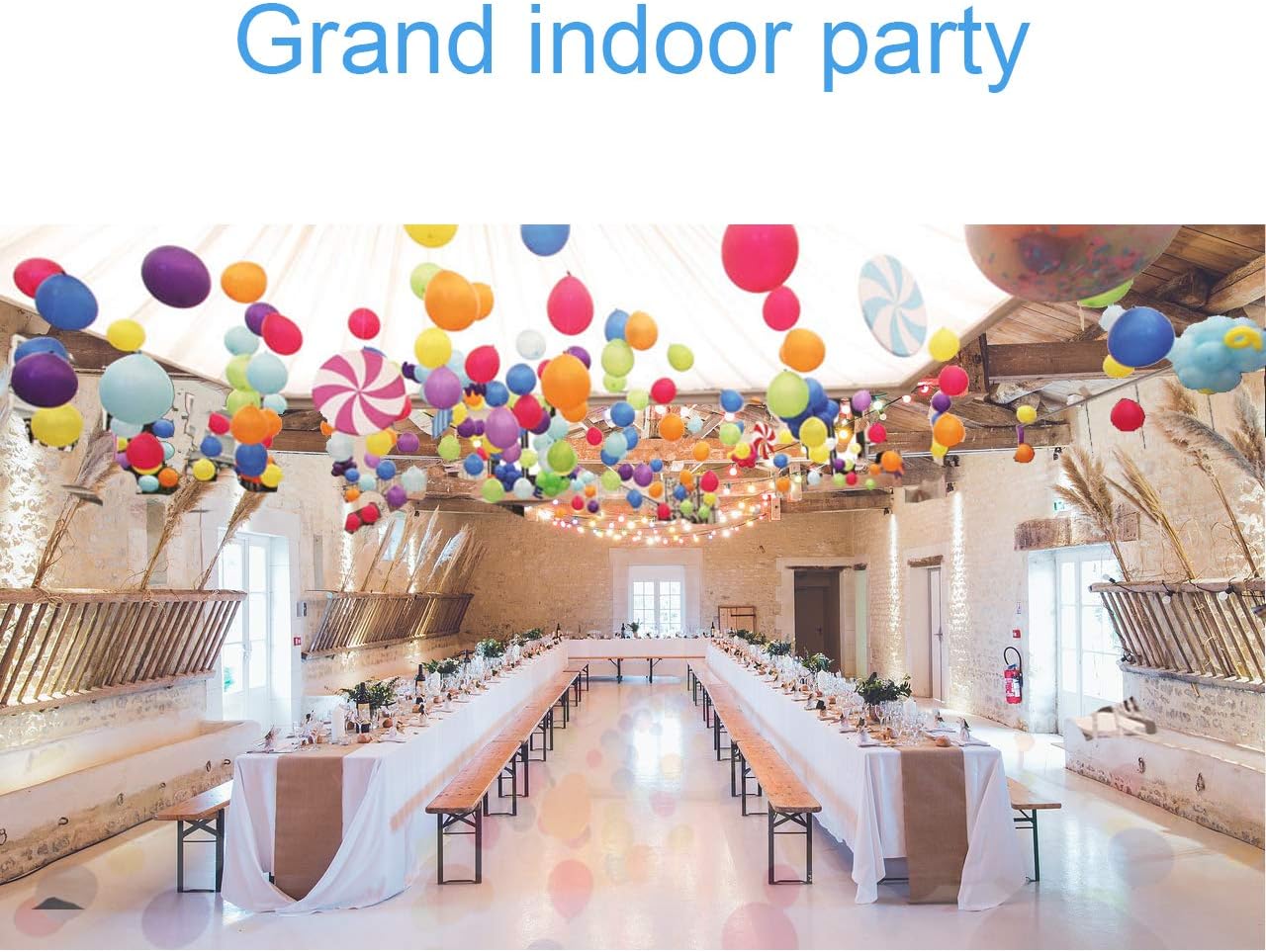 100pcs Latex Balloons, 12inch Multicolor to Celebrate Latex Balloons, Premium Thick Balloons for Birthday/Party/Christmas/Wedding and Holidays: Health & Personal Care