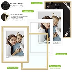 Golden State Art - 5x7 Aluminum Picture Frame