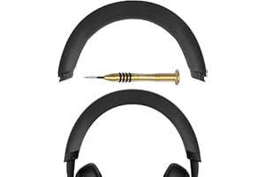 Geekria Protein Leather Headband Pad Compatible with Microsoft Xbox Wireless/Wired, Xbox Stereo 20th Anniversary Special Edition Headphones, Replacement Band Repair Part (Black)