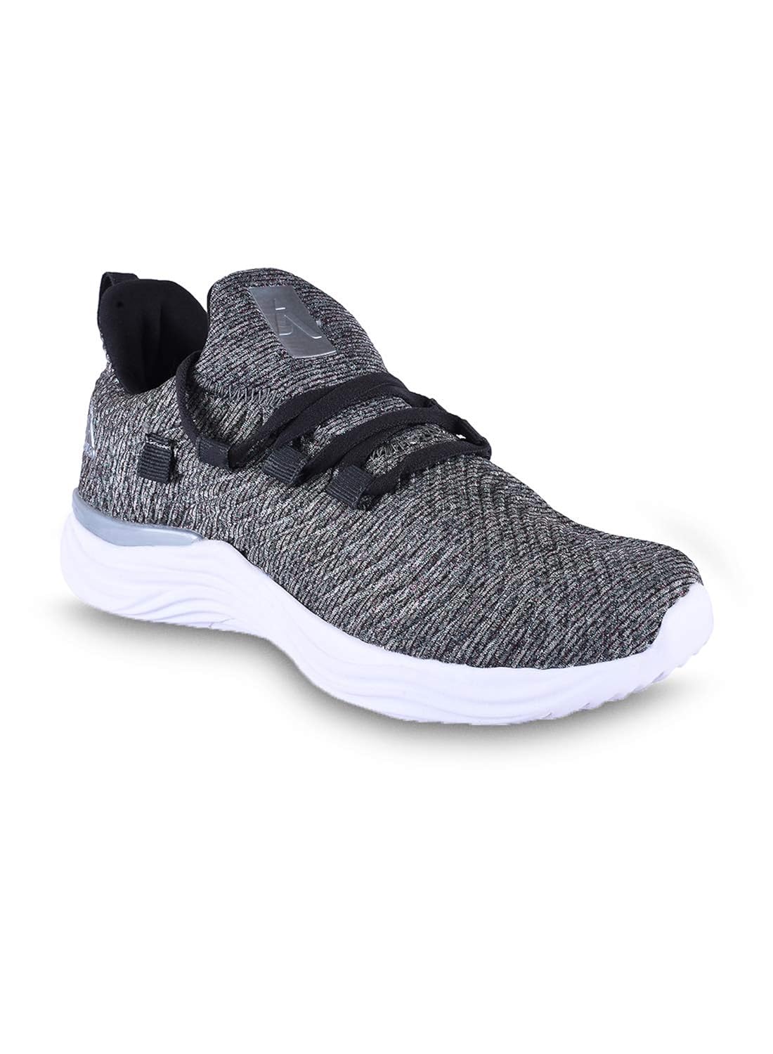 grey athletic shoes
