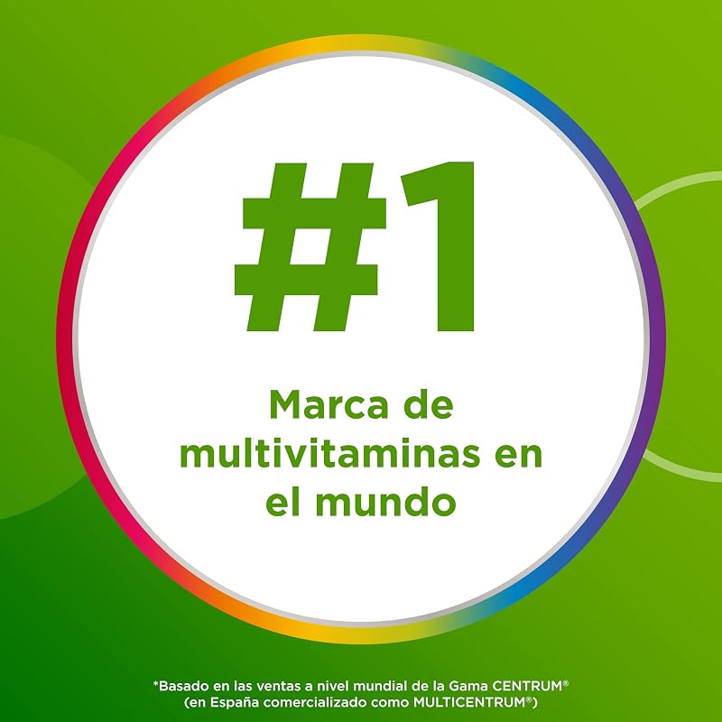Multicentrum Multivitamínico e Suplemento Dietético Multimineral para Adultos e Adolescentes, Sem Glúten, 90 Comprimidos