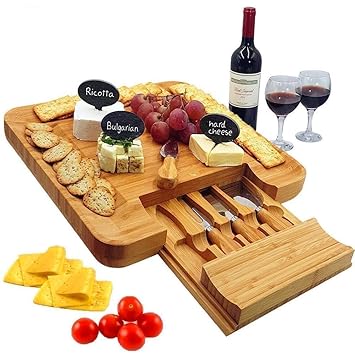 Nambe Butterfly Cheese Tray with Knife