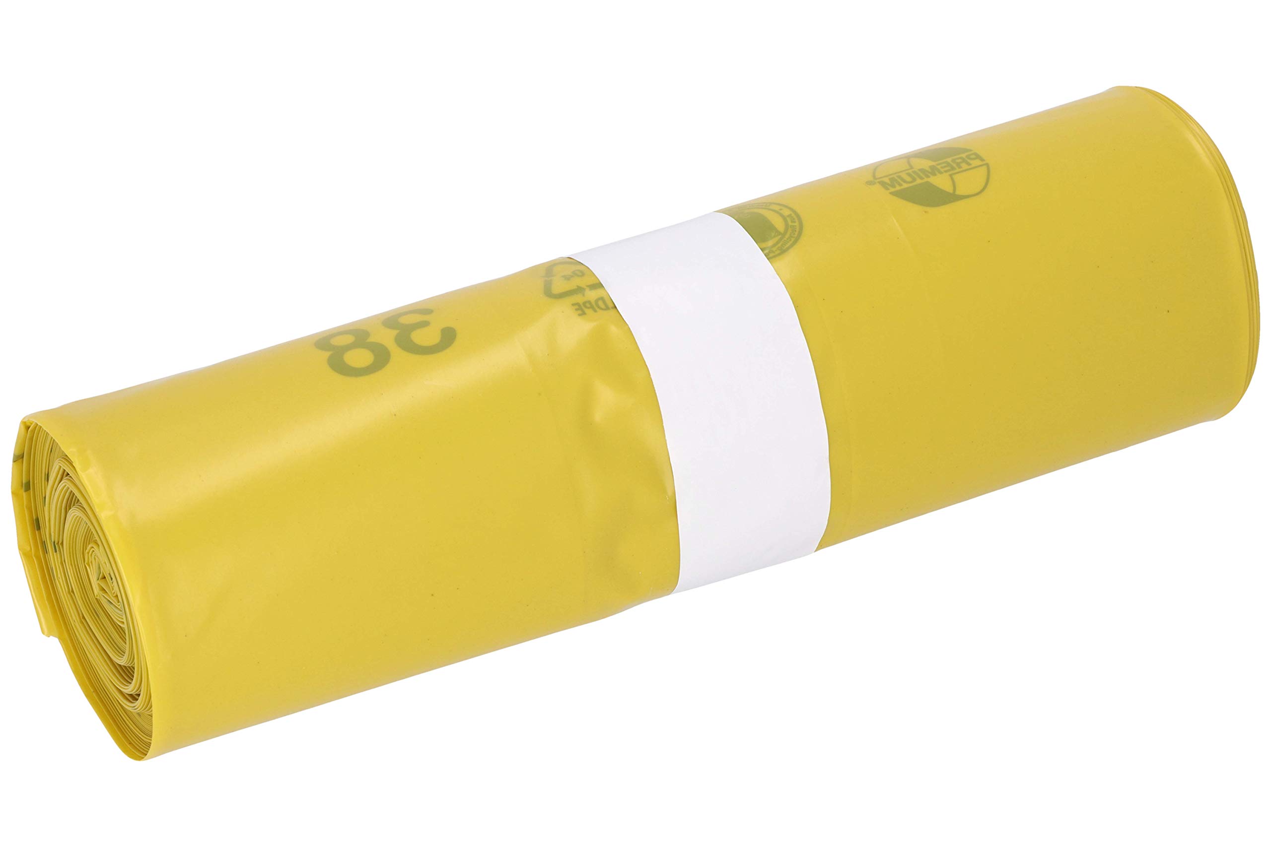 Deiss Premium Yellow Bin Bags, 85 litres, Infection Laundry Bag