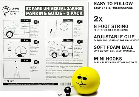 Amazon Com Double Garage Parking Aid Ball Guide System Simple