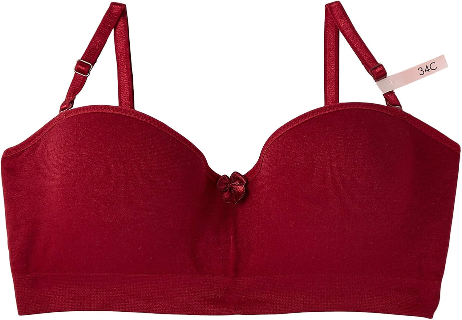 La Vie en Rose Strapless bra for Women Red, 34C Buy Online at Best