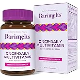 BariMelts Once Daily Bariatric Multivitamin with Iron, 60 Caplets | Easy-Swallow Caplets, Multivitamin for Women, Multimineral Complex Supports Nutrition After Bariatric Surgery