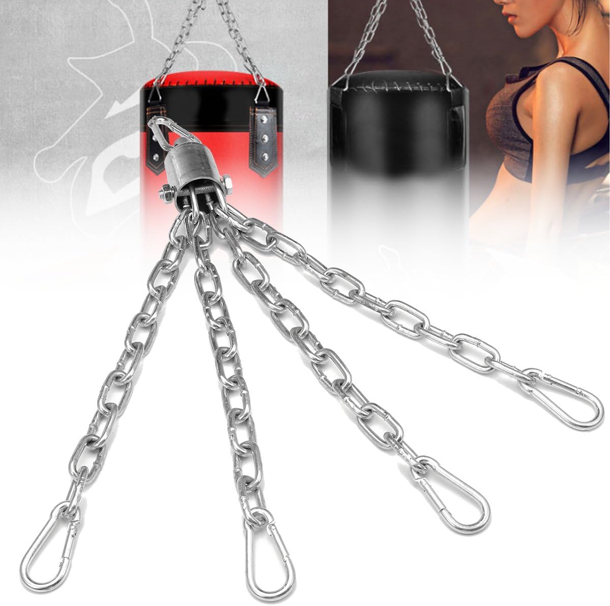 dDanke Boxing Punch Bag Chain 4 Strand Hanging Steel Chain for Punching MMA Training