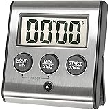 Elegant Digital Kitchen Timer, Stainless Steel