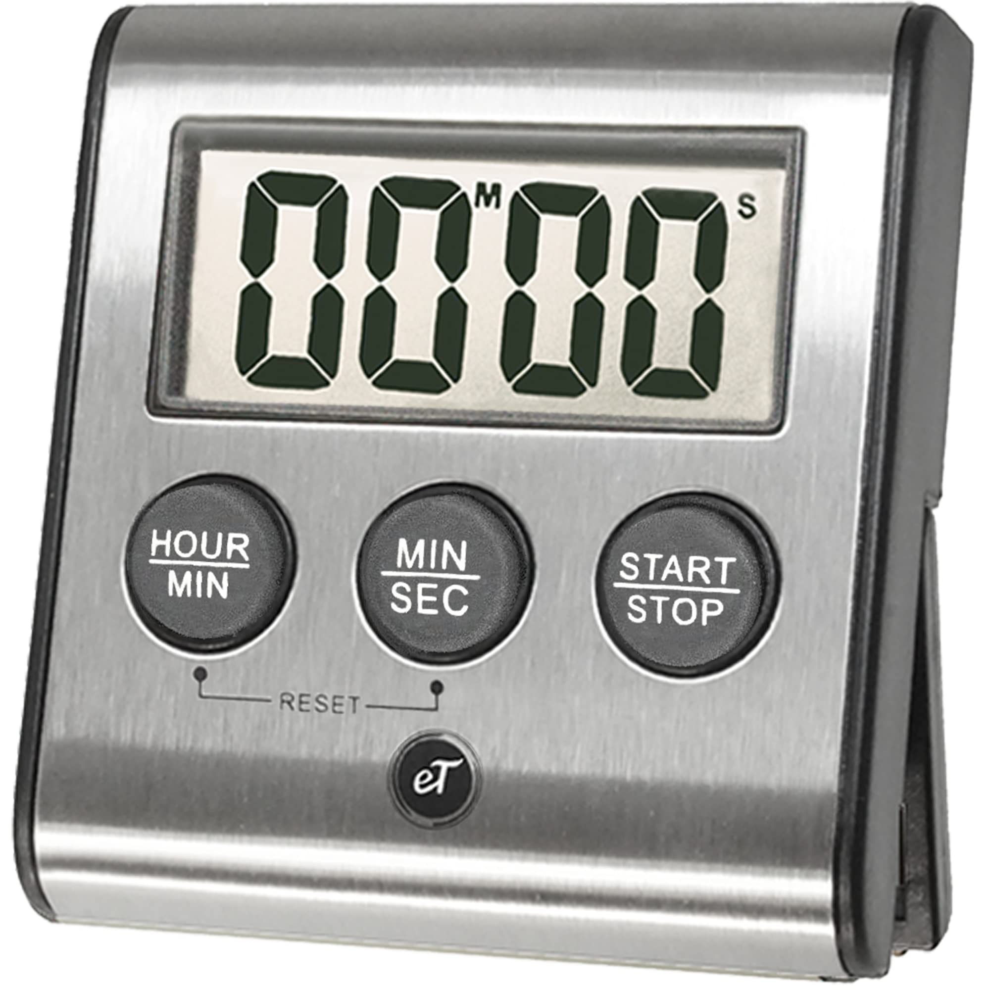 Photo 1 of Elegant Digital Kitchen Timer, Stainless Steel Model eT-78, Displays 0-99 Min. or 0-99 Hr., Super Strong Magnet, Volume Switch for Mute/Soft/Loud Alarm, Auto Shut Off, Auto Memory by eTradewinds