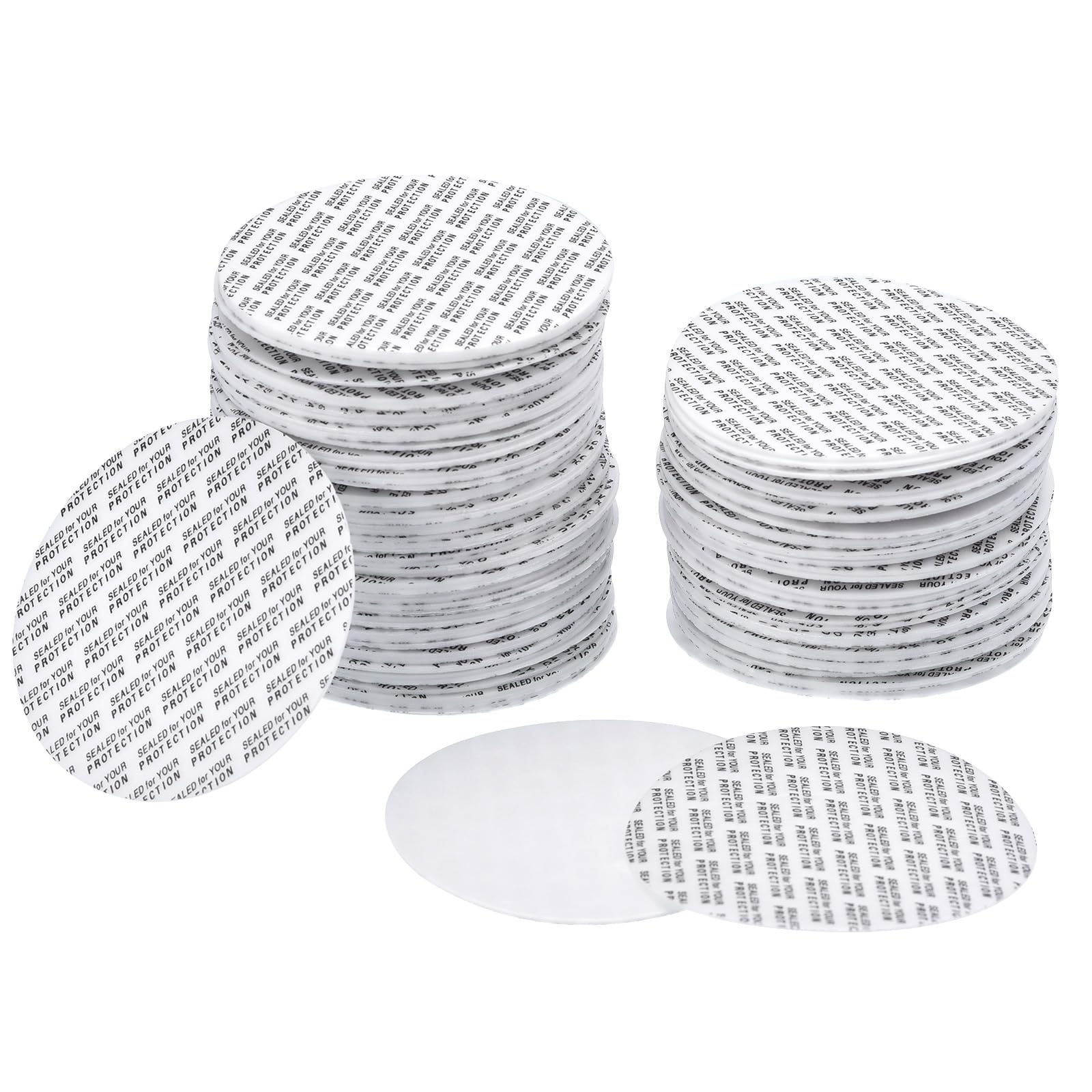 Photo 1 of Awclub 25mm/0.98" Foam Lid Liner, 100 Pack Pressure Seal Cap Liners Round Jar Seals - Resistant Tamper Sensitive for Bottle Cap Liners Sealer, White