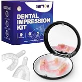 Smylon Custom Partial Dentures for Missing Teeth Removable Personalized Replacement Solution for Adults, Includes Home Impression Kit (1 Tooth)