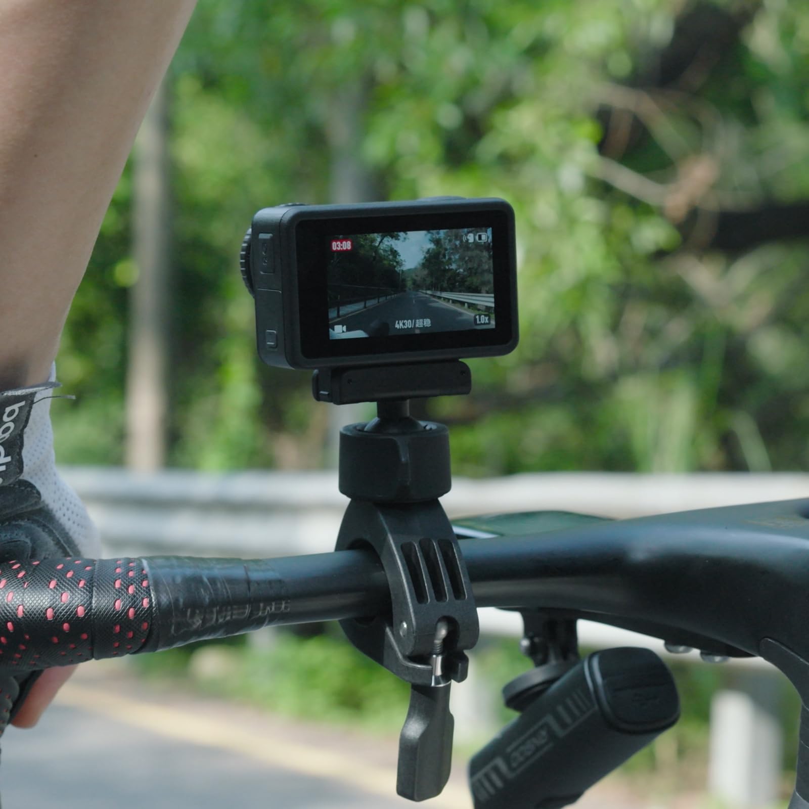 DJI Osmo Action 4 Road Cycling Combo - Bike Camera with 360° Wrist Strap for Cyclists, 1/1.3-Inch Sensor, Stunning Low-Light Imaging, 4K/120fps Footage, 155º Ultra-Wide FOV and HorizonSteady
