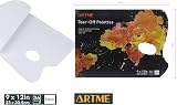 Artme Tear Off Palette 36 Sheets 23x30.5cm Wax Coated Paper with Thumb Hole view 4