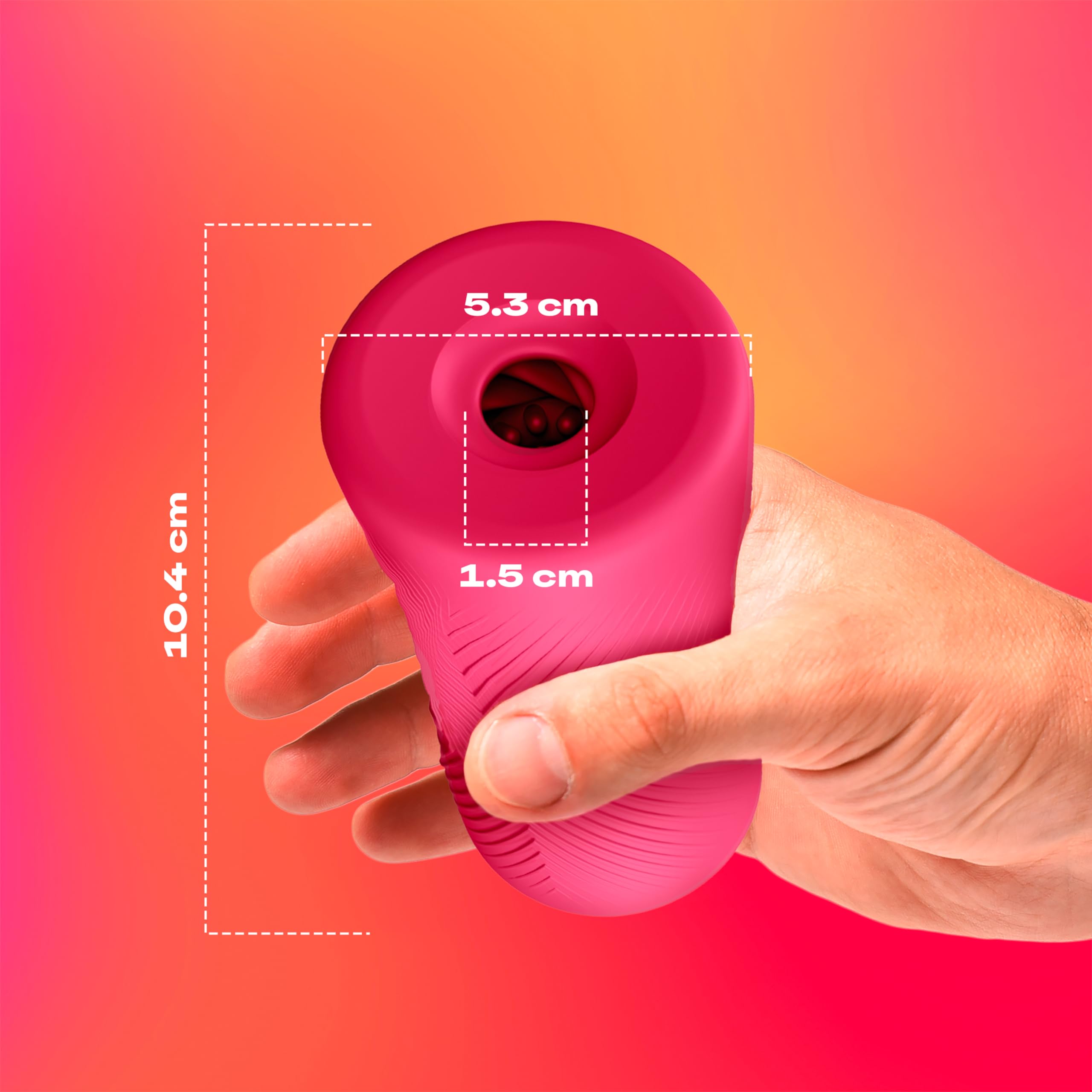 Durex Slide & Ride Masturbationshülle - Weicher & genoppter Masturbation Sleeve - Sexspielzeug für Männer & Paare - Dehnbares & kompaktes Sex Toy, bis zu 50x wiederverwendbar 3