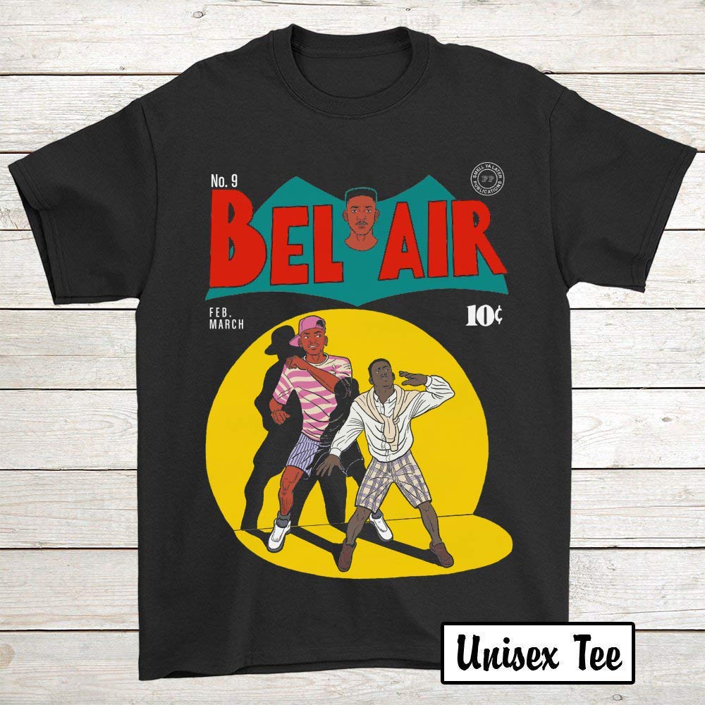 Amazon.com: Bel Air t shirt 40 T-Shirt For Men Women: Handmade