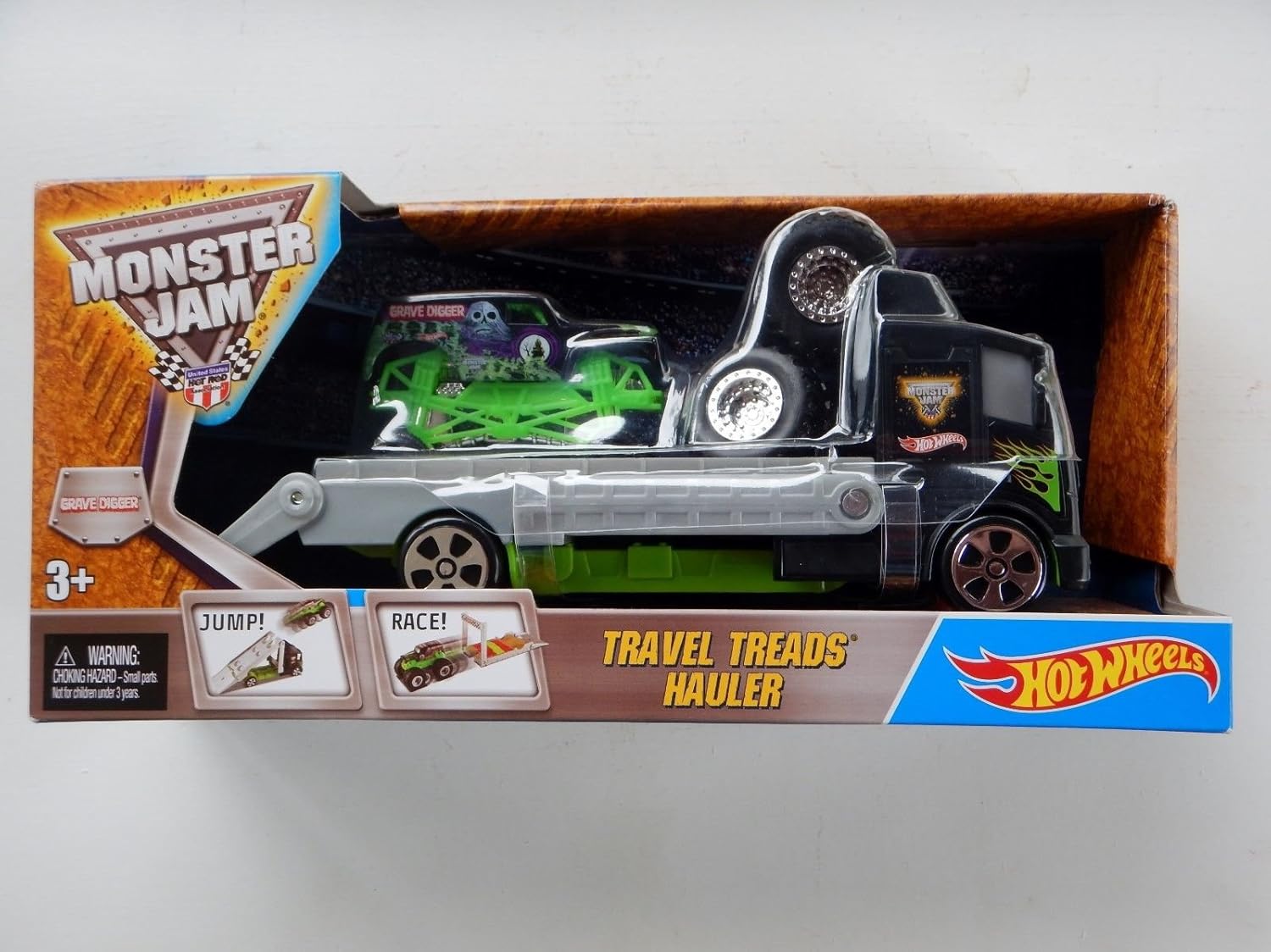 monster jam travel treads hauler
