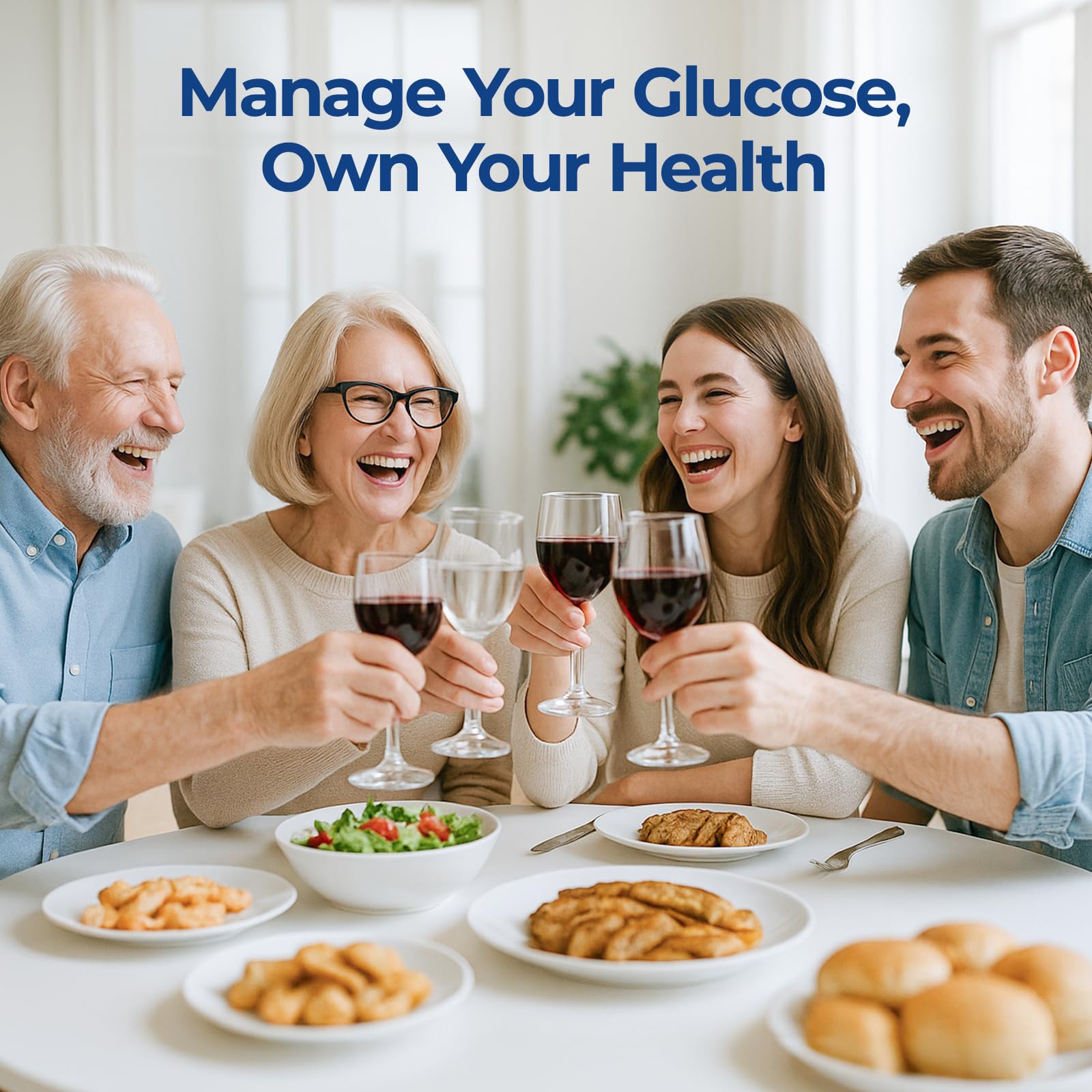 AUVON Blood Glucose Monitor Kit for Accurate Test, Diabetes Testing Kit with 100 Glucometer Strips, 100 30G Lancets and Lancing Devices, DS-W Portable Sugar Test Kit, No Coding