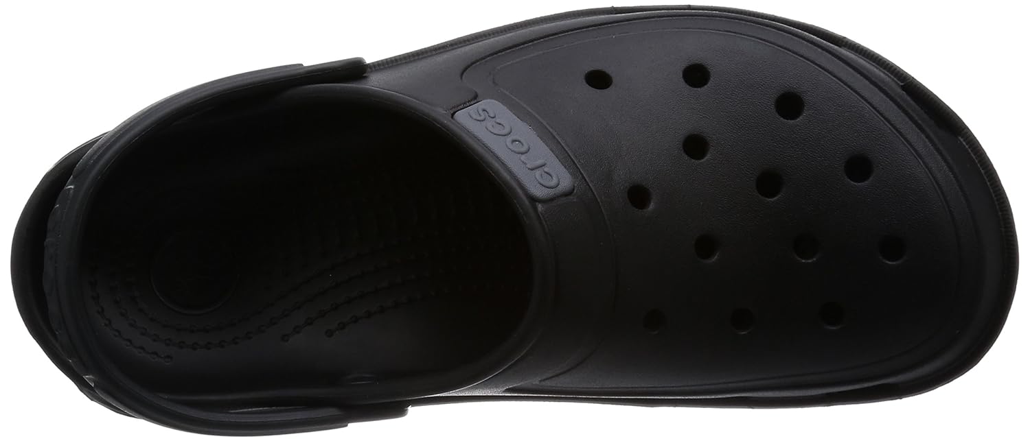 crocs unisex duet wave rubber clogs and mules