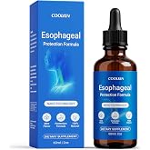 Nano Esophageal Relief Drops - ContainingSlippery Elm Bark, Zinc, L-Carnosine, L-Glutamine &amp; Aloe Extract - Non-GMO, Dairy-Free - Soothes Digestive Discomfort, SupportsHealthy Throat &amp; Stomach