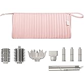 Lexeeco Dy son Air wrap Travel Case Hair Tools Travel Bag for Shark Flexstyle Carrying Case Portable Shark Hair Dryer Revlon Flat Curling Iron Organizer(Pink)