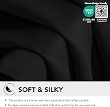 Deconovo Blackout Curtains 2 Panels 46 x 54 Inch Eyelet Thermal Bedroom Living view 6