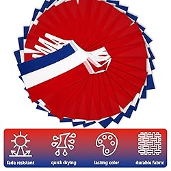 Netherlands Dutch String Flag Pennant Banner, Small