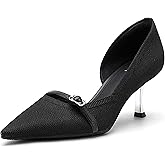 NEWBELLA Women's Pointed Toe Stiletto Pumps - Elegant High Heel Dress Shoes, Classic Simple Court Heels for Wedding, Party & Office Wear