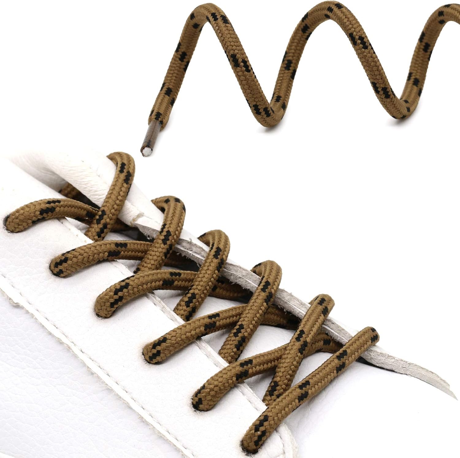 DELELE 2 Pair Work Boot Laces Outdoor Mountaineering Hiking Walking Shoelaces: Shoes