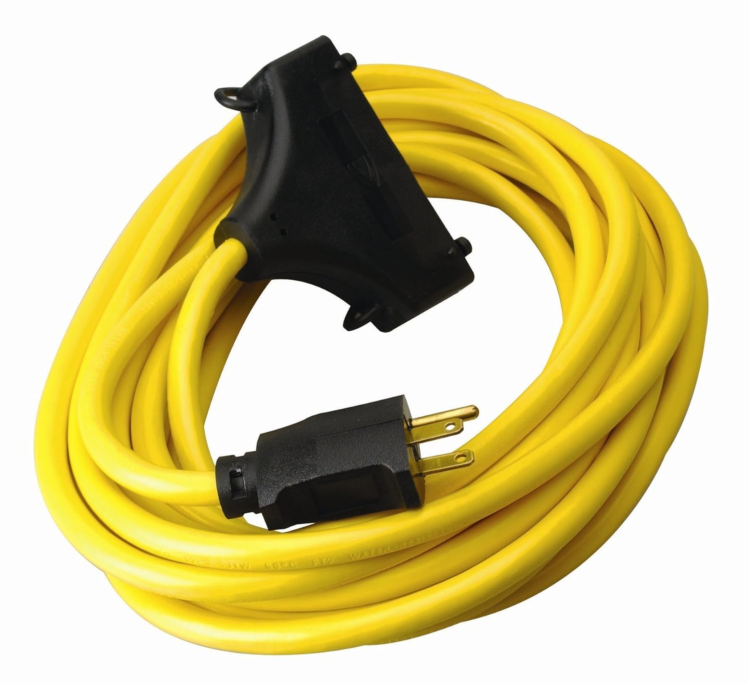 Coleman Cable 01910 12/3 Generator Power Cord with 5-15P Plug and  3-Outlets, 25-Foot - Extension Cords - Amazon.com