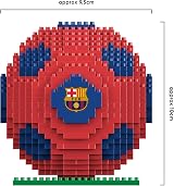 FOCO FC Barcelona 3D BRXLZ Bricks Football Toy Model Officially Licensed view 4