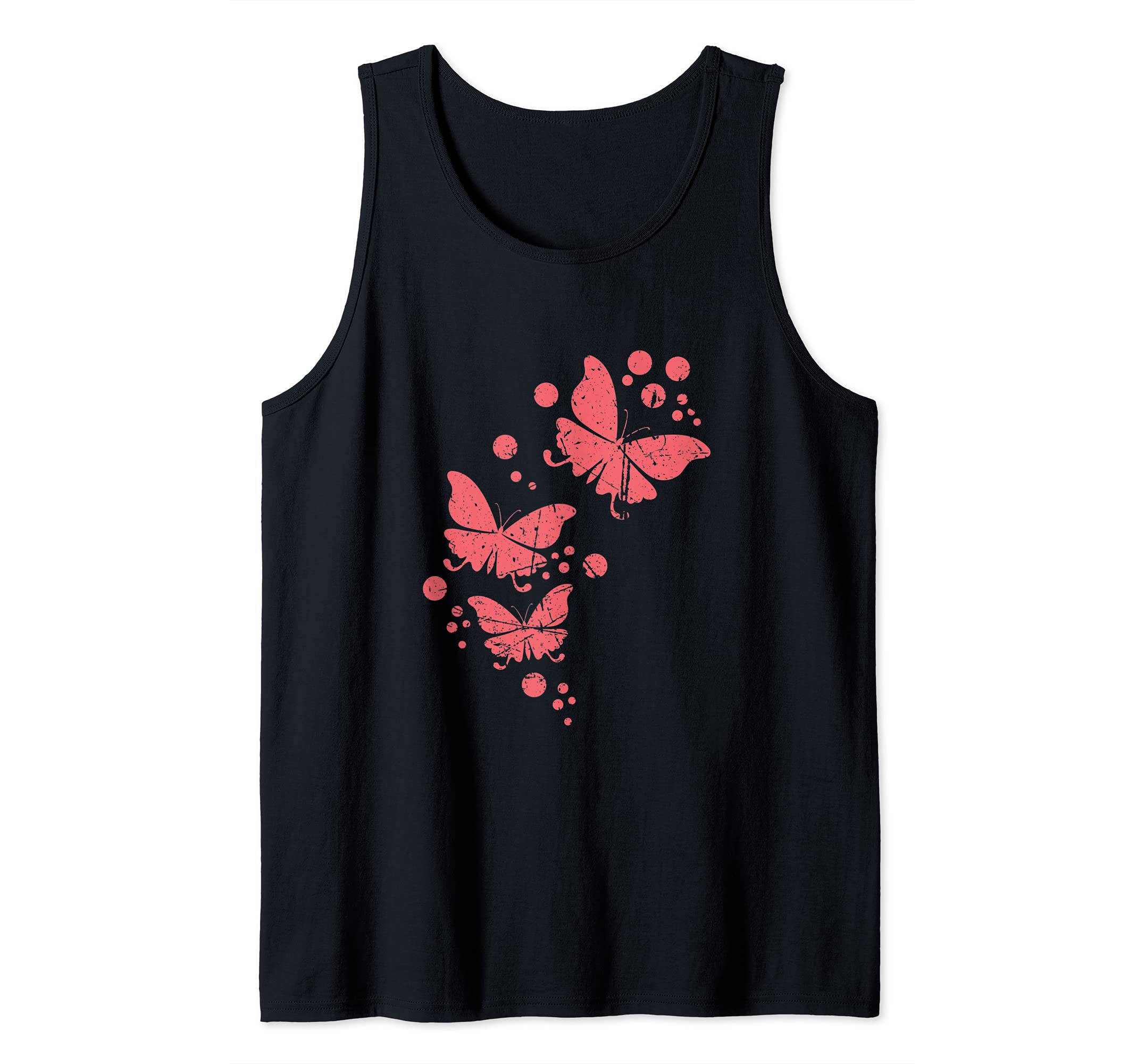 Cute Butterfly Design Nature Gardening Butterflies Tank Top